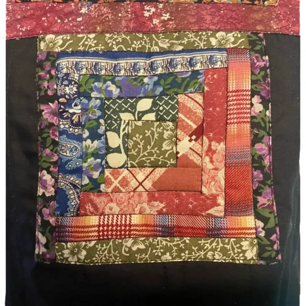 60s -70s MOUNTAIN ARTISANS COTTAGECORE PATCHWORK TOP & MAXI SKIRT MCM VTG EUC S - Picture 12 of 16